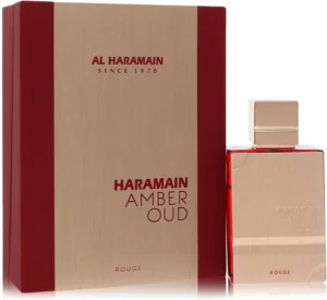 🔴 Al Haramain Amber Oud Rouge – Perfume Árabe Dulce, Ambarado y Sofisticado |