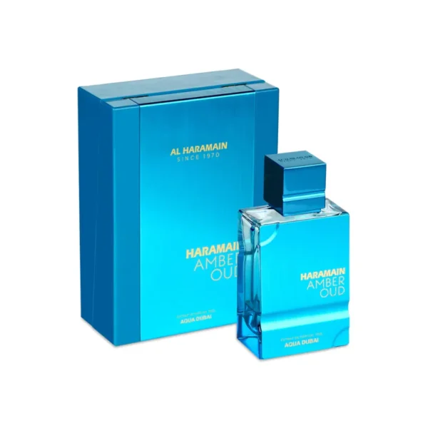 💧 Al Haramain Amber Oud Aqua Dubai – Perfume Árabe Fresco, Acuático y Elegante |