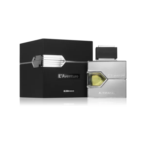 🖤 Al Haramain L’Aventure Men 100ml – Perfume Árabe Masculino Fresco, Amaderado y Elegante |