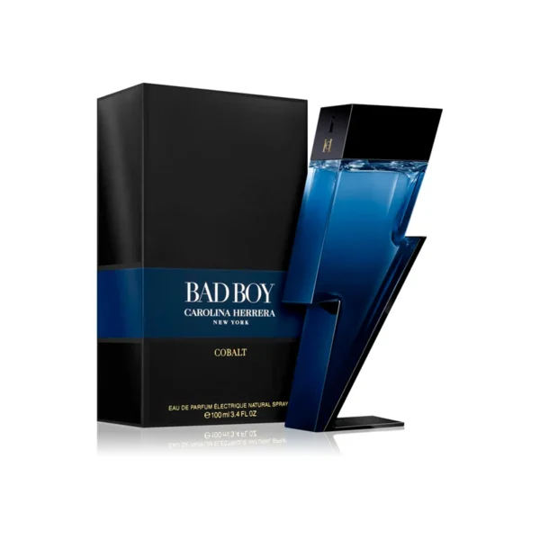 💙 Carolina Herrera Bad Boy Cobalt – Eau de Parfum Masculino Amaderado Aromático |