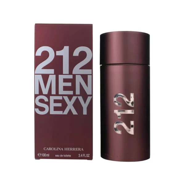 🍫 Carolina Herrera 212 Sexy Men – Eau de Toilette Masculino Ámbar Fougère |