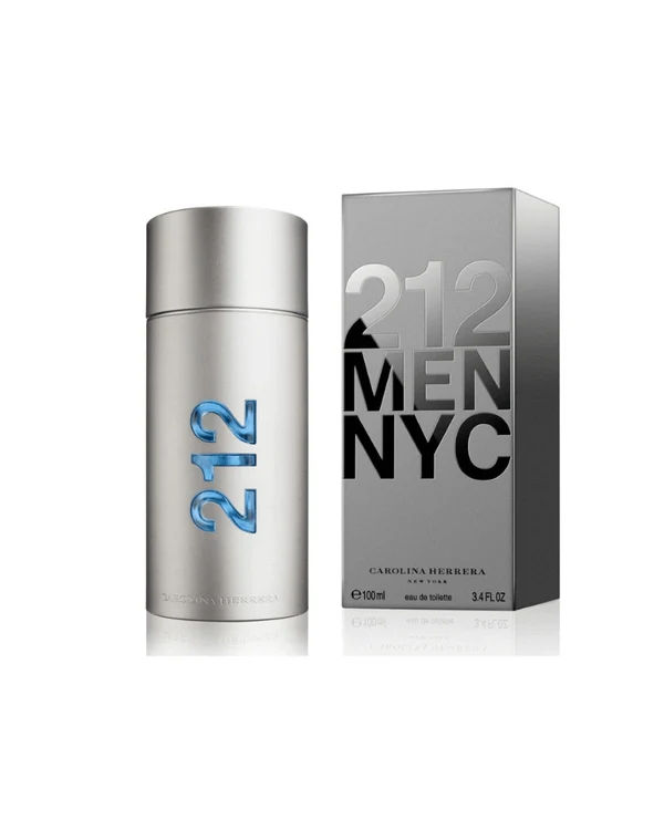 🏙️ Carolina Herrera 212 Men NYC – Eau de Toilette Masculino Almizcle Amaderado Floral |