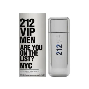 🌃 Carolina Herrera 212 VIP Men – Eau de Toilette Masculino Ámbar Amaderado |