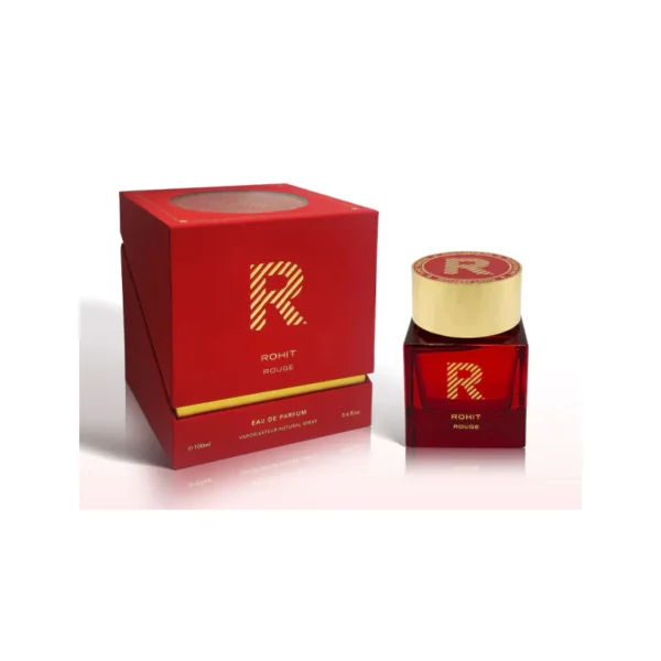 🟥 Bharara Rohit Rouge – Parfum Unisex Ámbar, Floral y Amaderado |